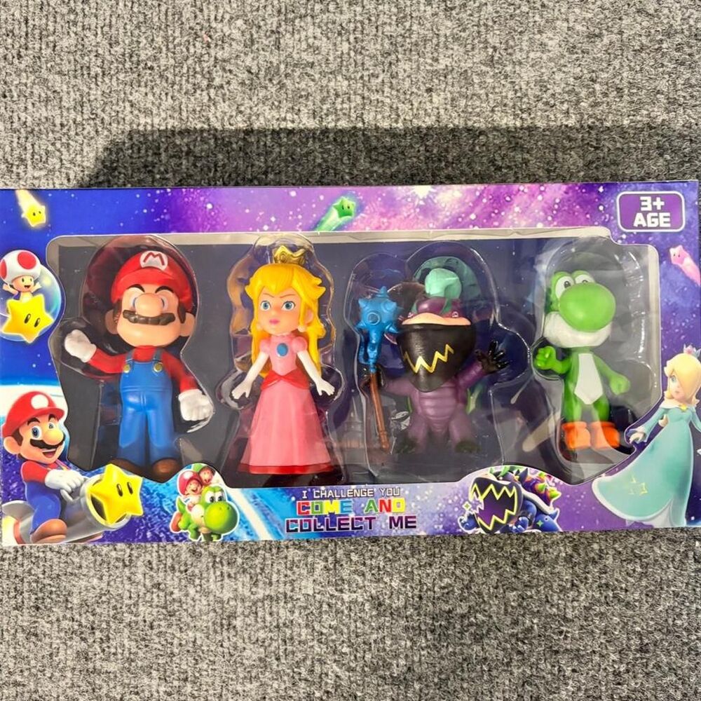 Nintendo Super Mario action figure set with 4 figures